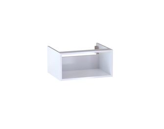 Meuble sous-vasque L.60 cm, niche, décor verni laqué FORMEO