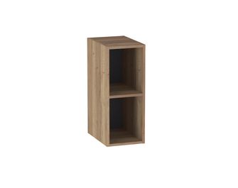 Meuble complément sous-vasque, 2 niches, H.75 cm, décor naturel FORMEO