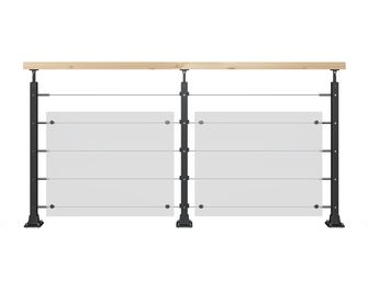 Balustrade EPURE avec câbles en inox