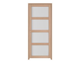 Bloc-porte QUADRAL vitrée ***Chêne plaqué-Fin de chantier