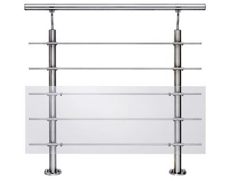 Balustrade inox Marin tubes sur-mesure