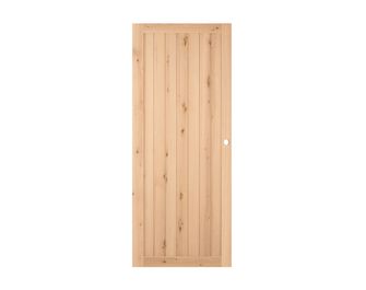 Porte coulissante QUADRAL grand vitrage *** Chêne plaqué