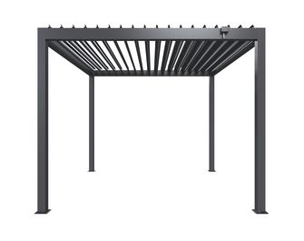 Pergola bioclimatique autoportante aluminium/acier Atlas
