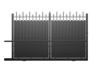 Portail coulissant Modèle A plein sur-mesure