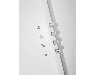 Hotte décorative écran blanc ELECTROLUX