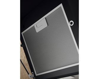 Hotte décorative écran murale inox