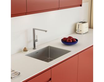 Plan de travail compact NEIGE GLACE sur-mesure EP.10 MM
