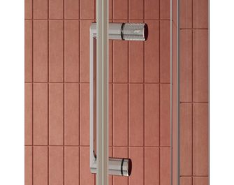 Porte de douche pivotante C&C