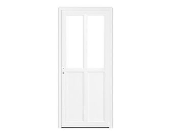 Porte d'entrée AMELIE 2 PVC Blanc 215 x 90 cm