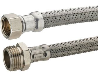 Flexible d'alimentation mâle/femelle inox