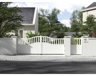 Portail battant Aluminium Vildan sur-mesure