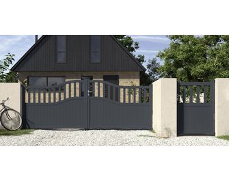 Portail battant Aluminium Vildan