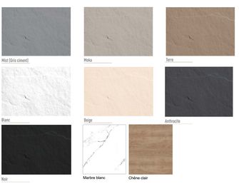 Receveur de douche résine MAUI