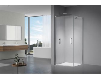 Porte de douche pivotante C&C