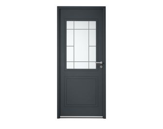 Porte d'entrée Azélie Aluminium poignée Iris