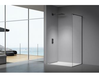 Paroi de retour de douche DURANCE 2 pour porte coulissante