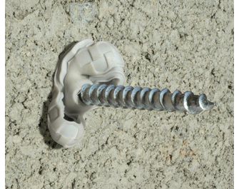 Kit fixation douche et écrans avec chevilles et vis