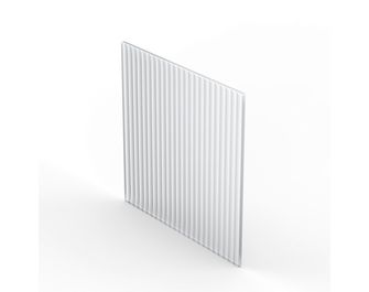 Paroi de douche LINE PRESTIGE verre strié 8 mm chromé