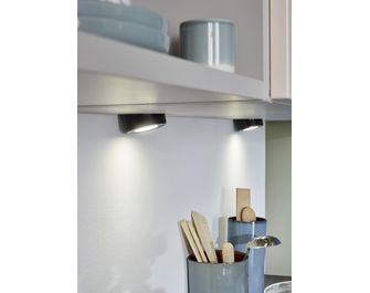 Kit de 2 spots ronds inclinés LED