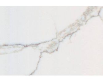Plan de travail quartz BLANCO ORO sur-mesure Ep.20/40 mm
