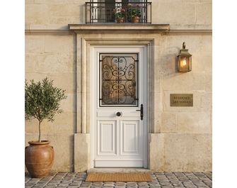 Porte d'entrée Mansart PVC