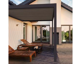 Pergola aluminium Ava murale