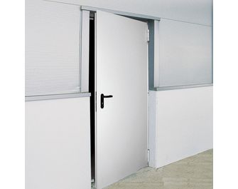 Porte de service Acier Coupe-feu