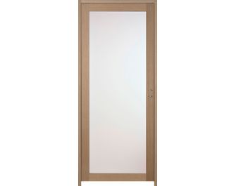 Bloc-porte QUADRAL grand vitrage *** dépoli Chêne plaqué