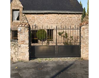 Portail coulissant Modèle A ajouré