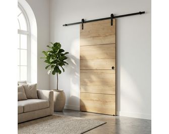 Porte ROXIE MDF inserts noir