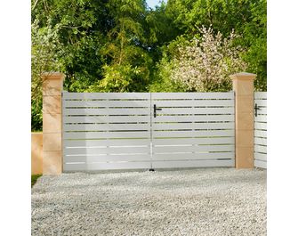 Portail battant PVC Luz sur-mesure