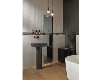 Carrelage mural FABIO noir 30X90