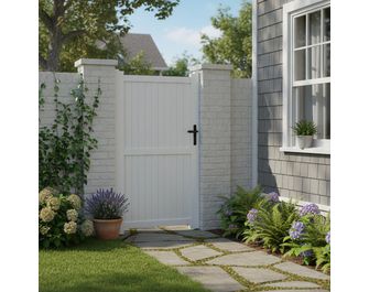 Portillon PVC Guernesey sur-mesure