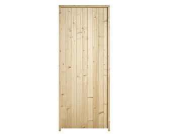 Porte de service recoupable Sapin