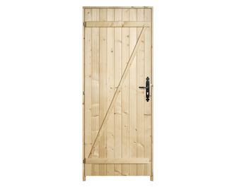 Porte de service recoupable Sapin