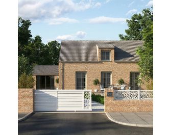 Portail coulissant Aluminium Aoste