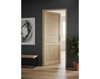 Porte seule CLASSIQUE recoupable chêne plaqué