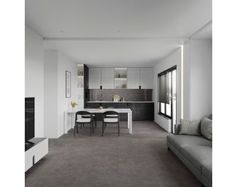 Carrelage sol GRANIT gris foncé 30X60 cm