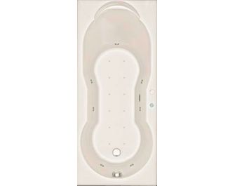 Baignoire droite balnéo acrylique BERTILLE MIXTE