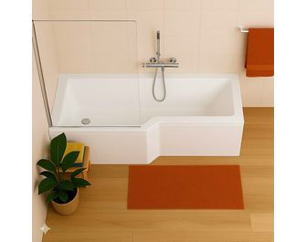 Baignoire droite acrylique AUDACE 2 version gauche