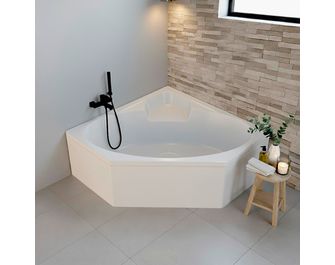 Baignoire d'angle acrylique BRENDY