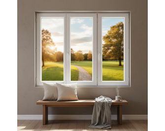 Fenêtre PVC Pria 3 vantaux