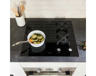 Table mixte gaz/induction Electrolux KDI640713K