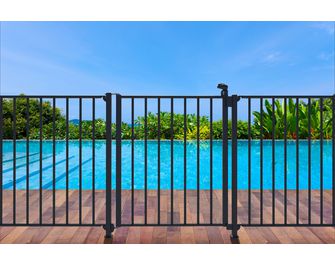 Barrière de piscine aluminium JADE