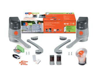 Moteur de portail battant NICEHOME à bras maestro 200s