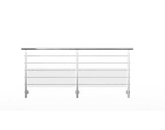 Panneau de soubassement en verre synthétique pour balustrade Inoca