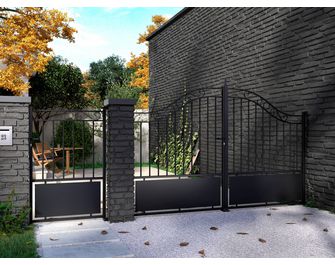 Portillon Thalie avec soubassement