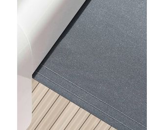 Store banne Gaïa coffre blanc à LED