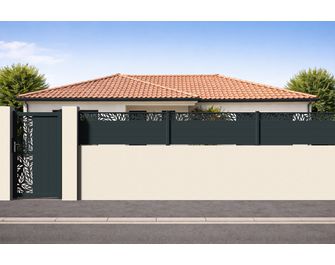 Poteau pour cloture VIANA gris