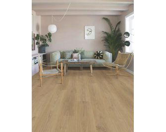 Sol stratifié LOC FLOOR chêne authentique naturel